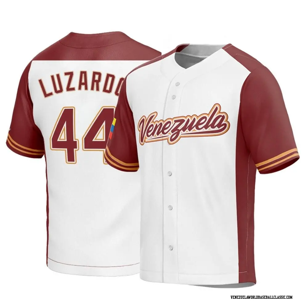 Men's Jesus Luzardo Venezuela Baseball Replica White 2023 World